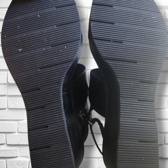 Cole Haan ZEROGRAND Meritt Sandals Black Leather Size 8 - Picture 6 of 6